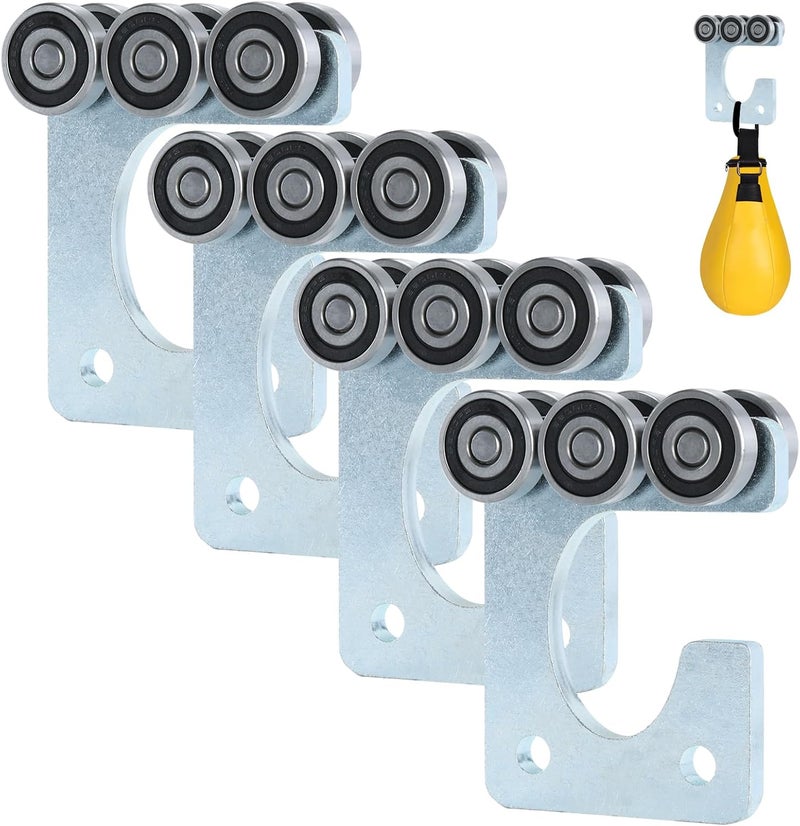 Fuperoo 6-Wheel Trolley Assembly Rollers.Strut Channel Rollers Trolley.for use with 1-5/8" Wide and All 1-5/8" or Taller Strut Channel. - Image 1